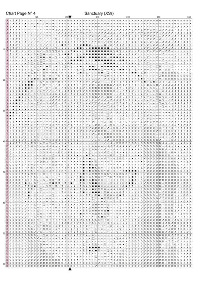 Expertly created by Sam, Sanctuary patterns. Sanctuary is a fantasy TV show pattern that comes as a full coverage pattern with no back-stitching. Additionally, Sanctuary is available in 2 different design sizes - cross stitch regular & XL And each sale includes both B&W and colour charts