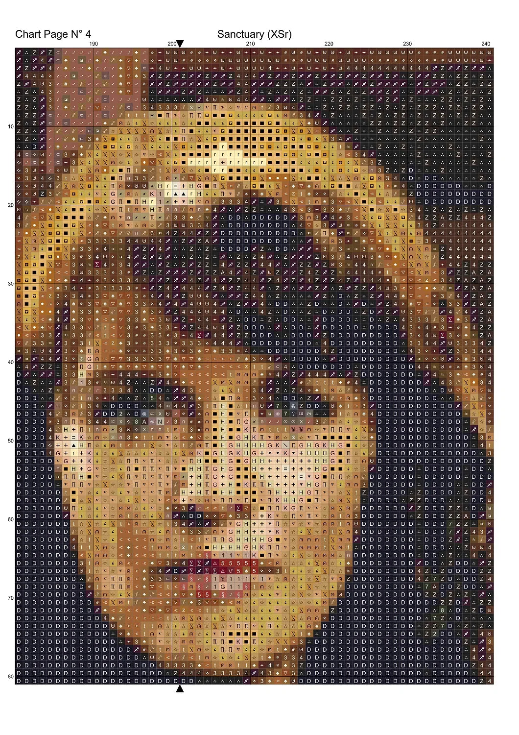 Expertly created by Sam, Sanctuary patterns. Sanctuary is a fantasy TV show pattern that comes as a full coverage pattern with no back-stitching. Additionally, Sanctuary is available in 2 different design sizes - cross stitch regular & XL And each sale includes both B&W and colour charts