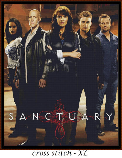 Expertly created by Sam, Sanctuary patterns. Sanctuary is a fantasy TV show pattern that comes as a full coverage pattern with no back-stitching. Additionally, Sanctuary is available in 2 different design sizes - cross stitch regular & XL And each sale includes both B&W and colour charts