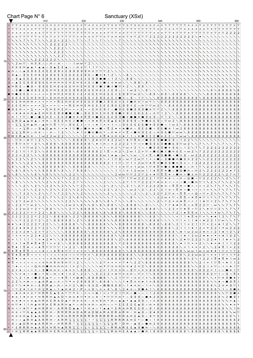 Expertly created by Sam, Sanctuary patterns. Sanctuary is a fantasy TV show pattern that comes as a full coverage pattern with no back-stitching. Additionally, Sanctuary is available in 2 different design sizes - cross stitch regular & XL And each sale includes both B&W and colour charts