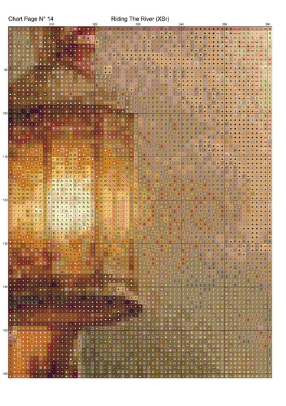 Expertly created from art by Kellie, under Public Domain CC0 license, Riding The River patterns. Riding The River is a fantasy swan pattern that comes as a full coverage pattern with no back-stitching. Additionally, Riding The River is available in 2 different design sizes - cross stitch regular & XL And each sale includes both B&W and colour charts