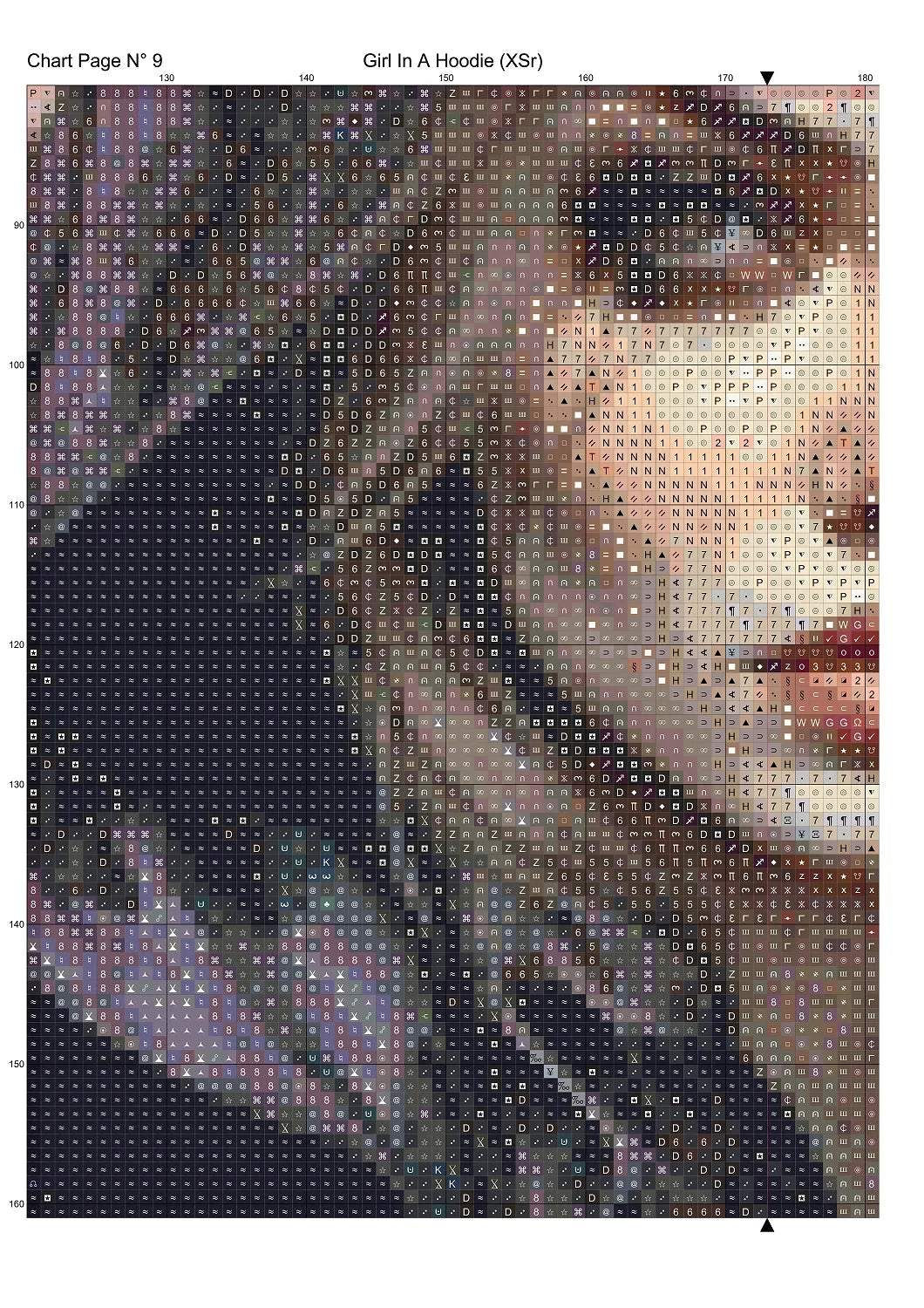 Expertly created from art by Nanne Tiggelman, under Public Domain CC0 license, Girl In A Hoodie patterns. Girl In A Hoodie is a fantasy pattern that comes as a full coverage pattern with no back-stitching. Additionally, Girl In A Hoodie is available in 2 different design sizes - cross stitch regular & XL And each sale includes both B&W and colour charts