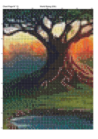 Expertly created from art by NickyPe, under Public Domain CC0 license, World Rising patterns. World Rising is a feline art pattern that comes as a full coverage pattern with no back-stitching. Additionally, World Rising is available in 2 different design sizes - cross stitch regular & XL And each sale includes both B&W and colour charts
