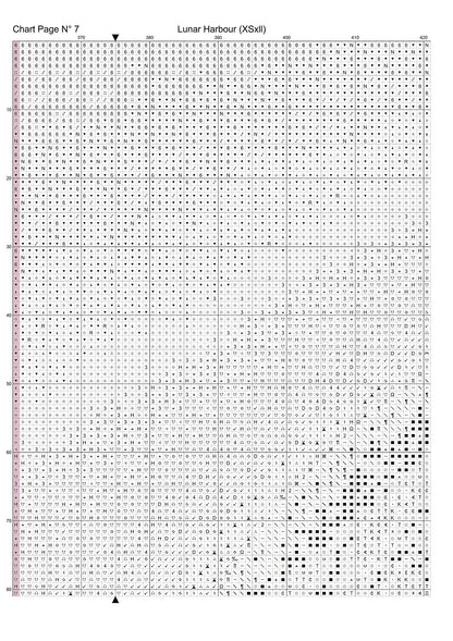 Expertly created from art by Asayuki, under Public Domain CC0 license, Lunar Harbour patterns. Lunar Harbour is a fantasy scifi pattern that comes as a full coverage pattern with no back-stitching. Additionally, Lunar Harbour is available in 2 different design sizes - cross stitch regular & XL And each sale includes both B&W and colour charts