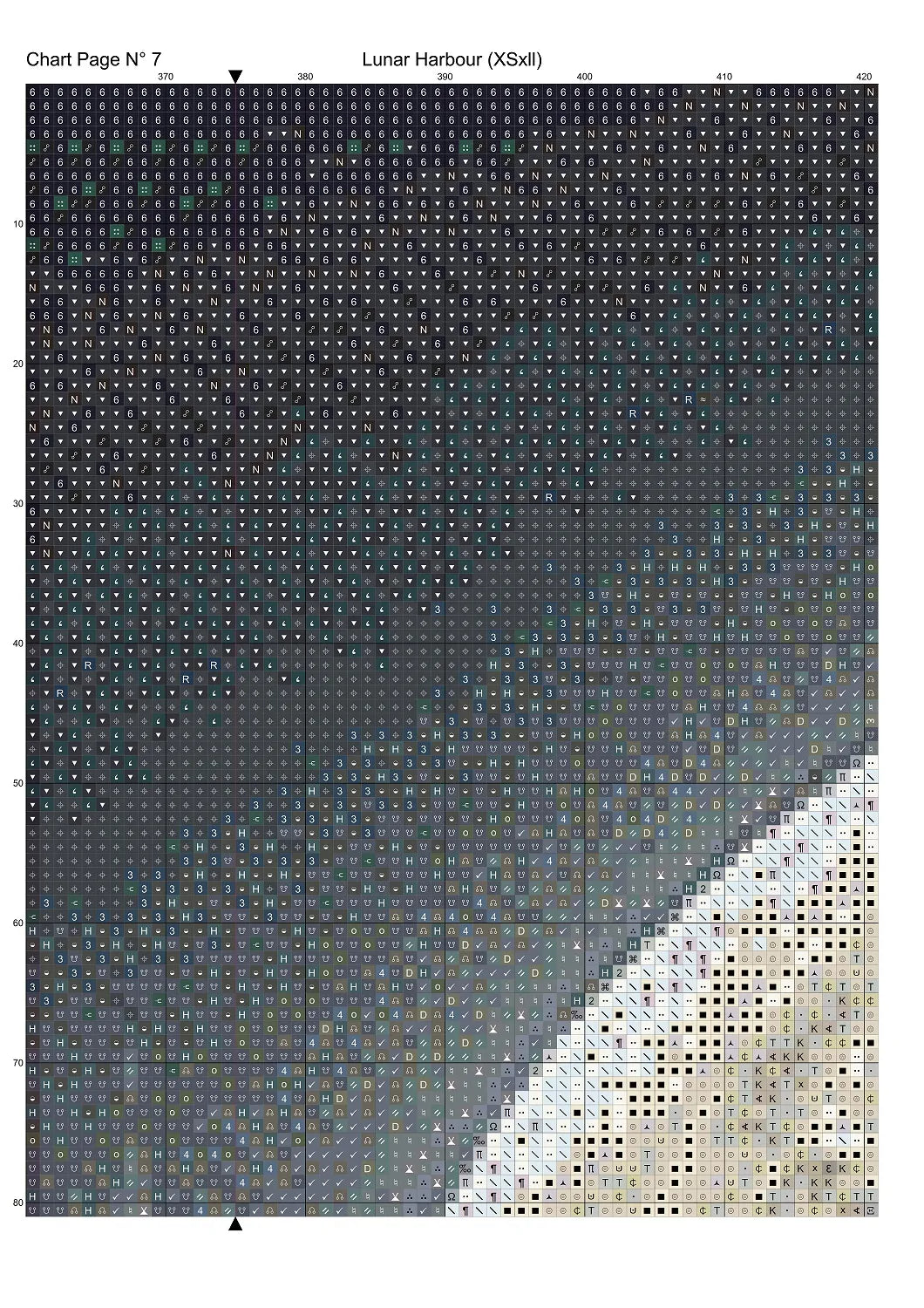 Expertly created from art by Asayuki, under Public Domain CC0 license, Lunar Harbour patterns. Lunar Harbour is a fantasy scifi pattern that comes as a full coverage pattern with no back-stitching. Additionally, Lunar Harbour is available in 2 different design sizes - cross stitch regular & XL And each sale includes both B&W and colour charts
