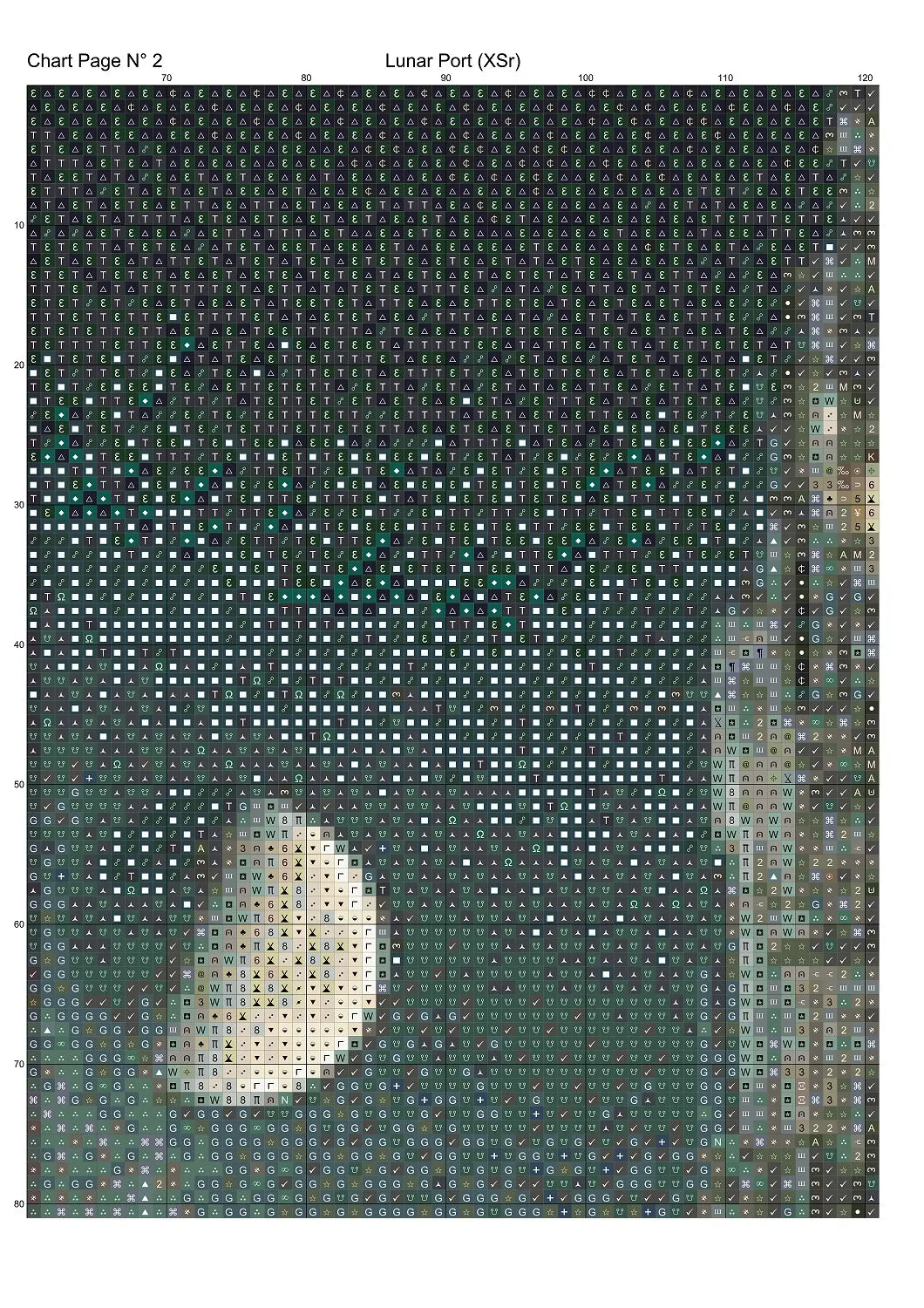 Expertly created from art by Asayuki, under Public Domain CC0 license, Lunar Port patterns. Lunar Port is a fantasy scifi pattern that comes as a full coverage pattern with no back-stitching. Additionally, Lunar Port is available in 2 different design sizes - cross stitch regular & XL And each sale includes both B&W and colour charts