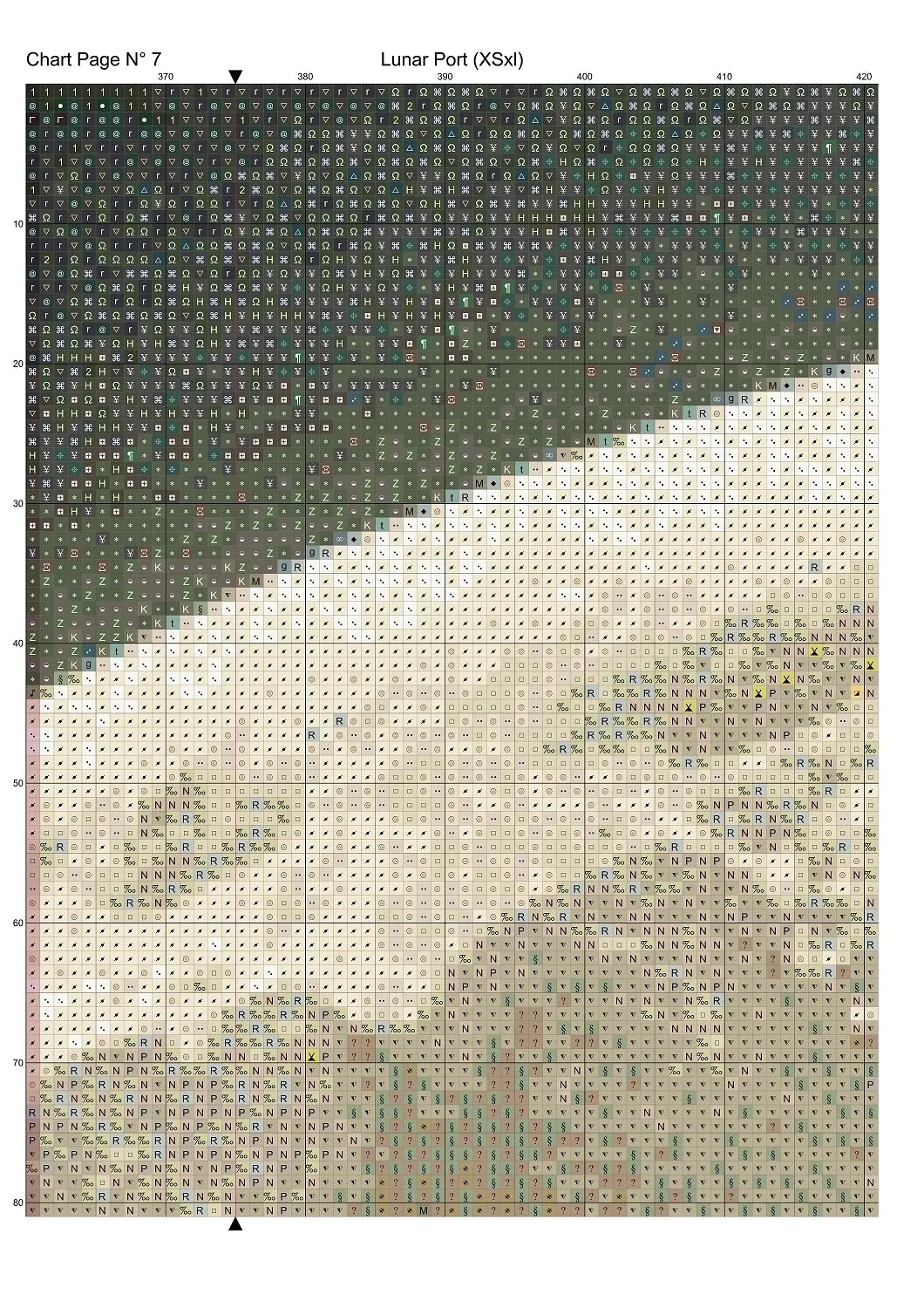 Expertly created from art by Asayuki, under Public Domain CC0 license, Lunar Port patterns. Lunar Port is a fantasy scifi pattern that comes as a full coverage pattern with no back-stitching. Additionally, Lunar Port is available in 2 different design sizes - cross stitch regular & XL And each sale includes both B&W and colour charts