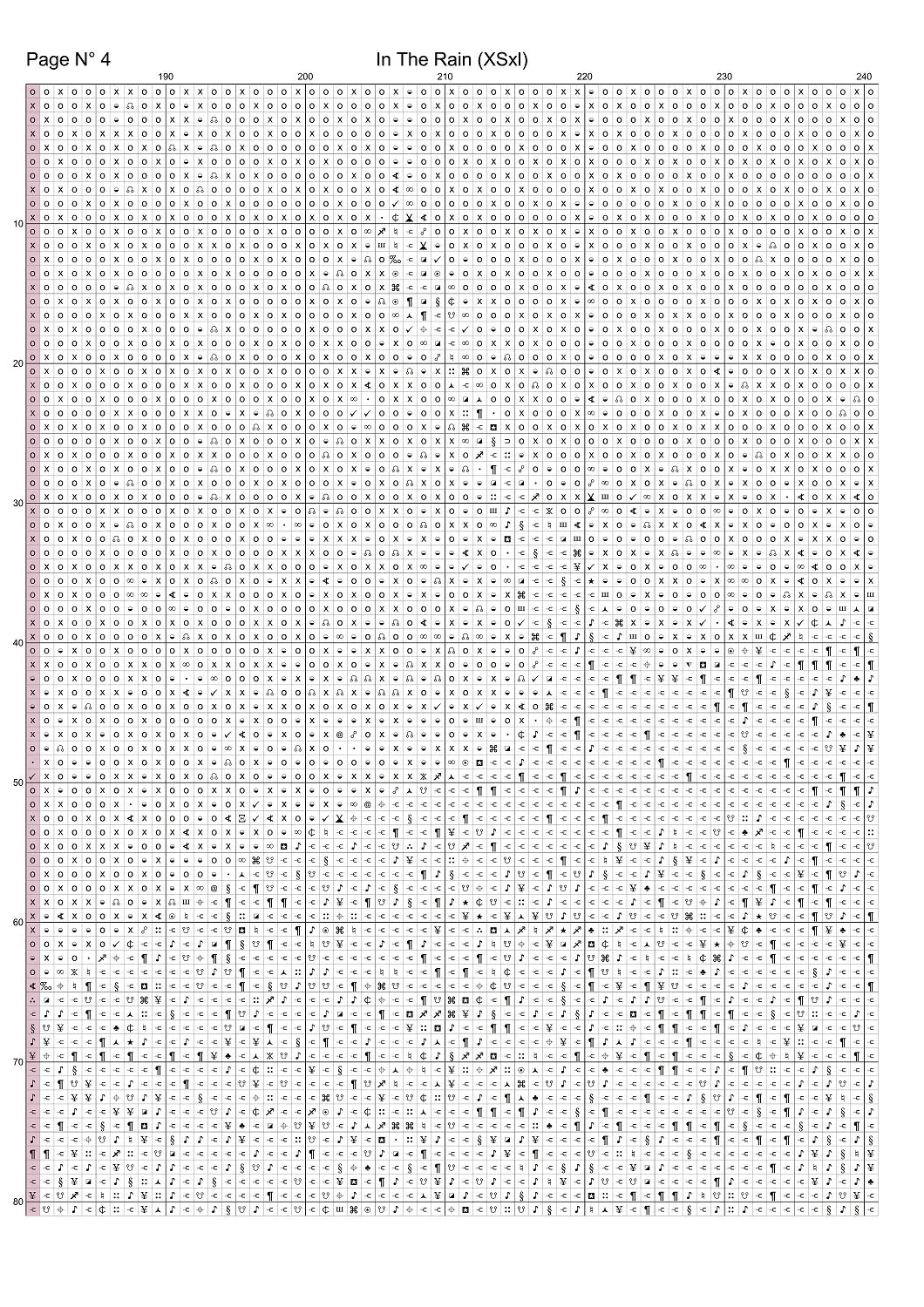 Expertly created from art by Asayuki, under Public Domain CC0 license, In The Rain patterns. In The Rain is a fantasy pattern that comes as a full coverage pattern with no back-stitching. Additionally, In The Rain is available in 2 different design sizes - cross stitch regular & XL And each sale includes both B&W and colour charts