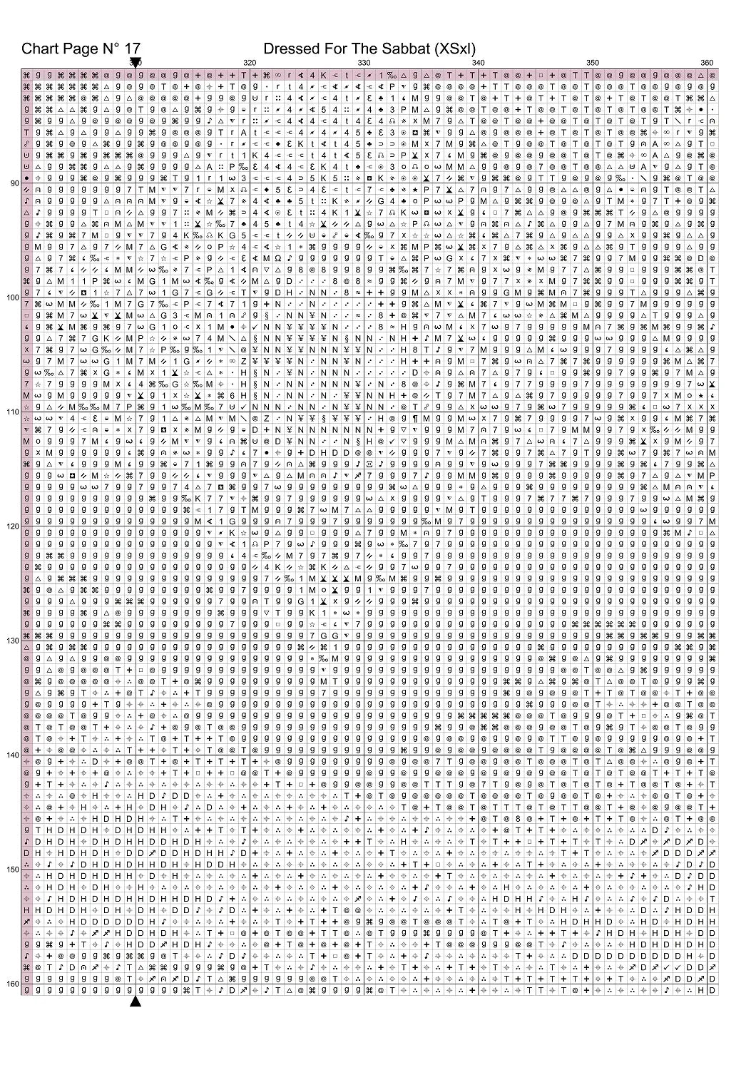 Expertly created from art by Nanne Tiggelman, under Public Domain CC0 license, Dressed For The Sabbat patterns. Dressed For The Sabbat is a witch pattern that comes as a full coverage pattern with no back-stitching. Additionally, Dressed For The Sabbat is available in 2 different design sizes - cross stitch regular & XL And each sale includes both B&W and colour charts