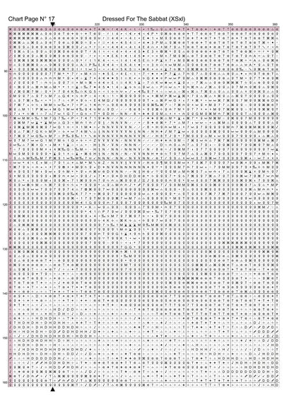 Expertly created from art by Nanne Tiggelman, under Public Domain CC0 license, Dressed For The Sabbat patterns. Dressed For The Sabbat is a witch pattern that comes as a full coverage pattern with no back-stitching. Additionally, Dressed For The Sabbat is available in 2 different design sizes - cross stitch regular & XL And each sale includes both B&W and colour charts
