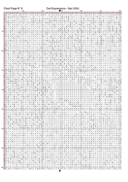 Expertly created from art by Erik Karits, under Public Domain CC0 license, Owl Expressions - Sad patterns. Owl Expressions - Sad is a rather blue owl pattern that comes as a full coverage pattern with no back-stitching. Additionally, Owl Expressions - Sad is available in 2 different design sizes - cross stitch regular & XL And each sale includes both B&W and colour charts