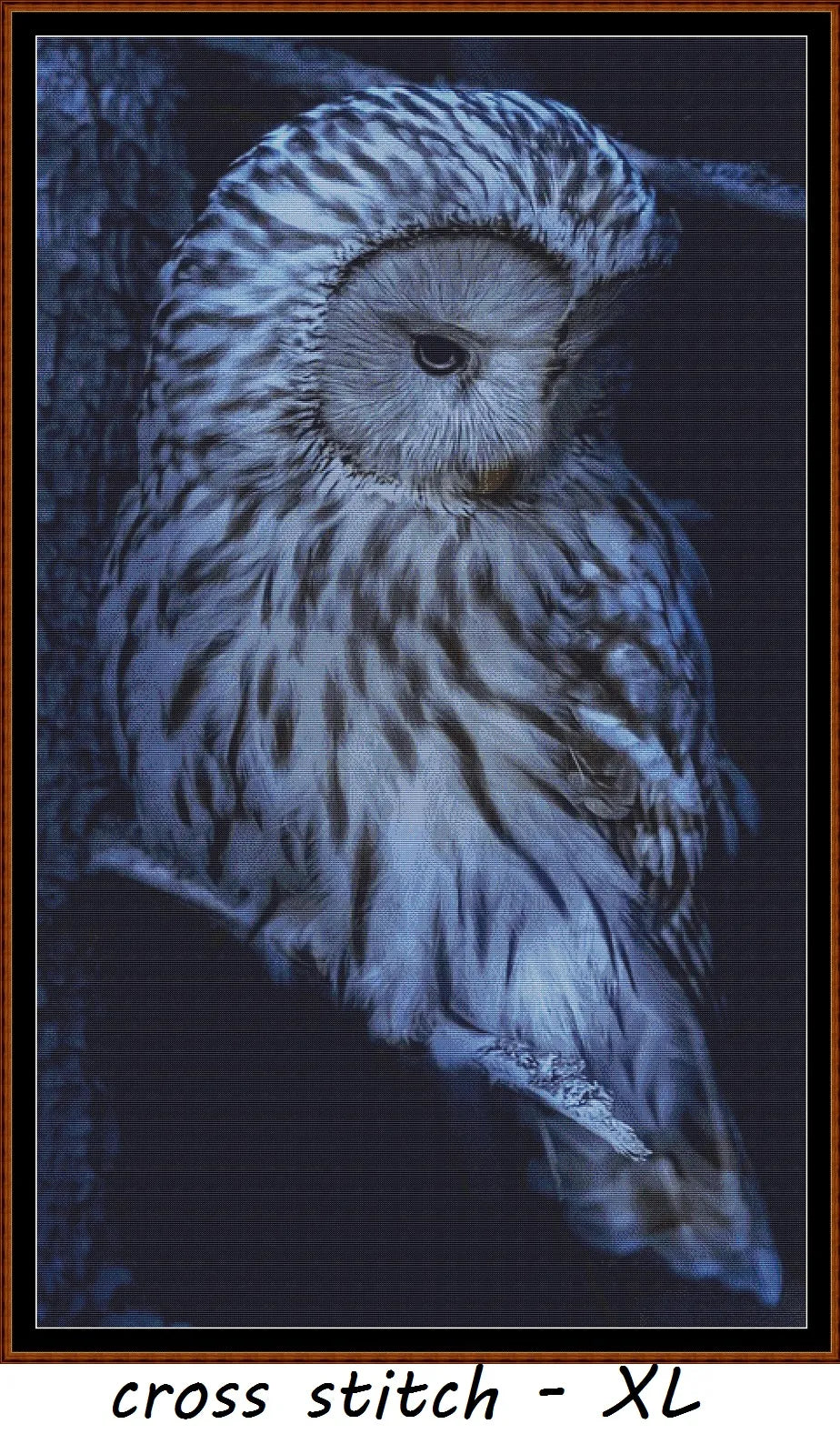 Expertly created from art by Erik Karits, under Public Domain CC0 license, Owl Expressions - Sad patterns. Owl Expressions - Sad is a rather blue owl pattern that comes as a full coverage pattern with no back-stitching. Additionally, Owl Expressions - Sad is available in 2 different design sizes - cross stitch regular & XL And each sale includes both B&W and colour charts