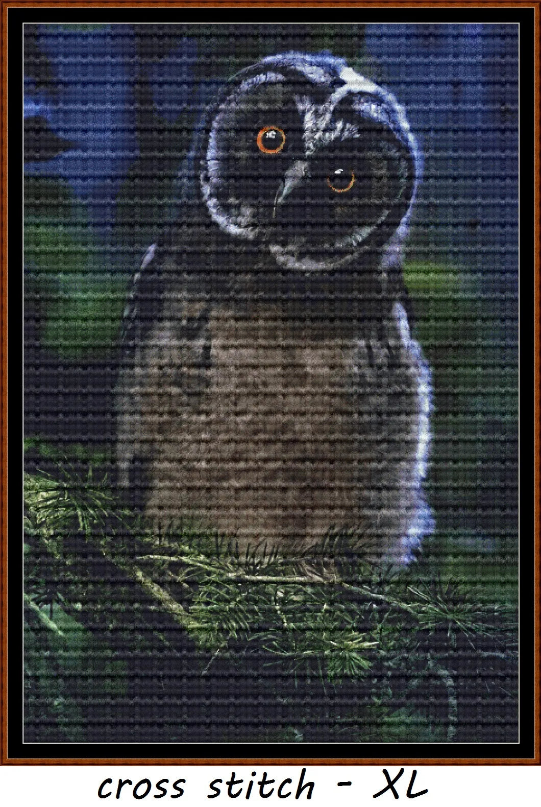 Expertly created from art by Erik Karits, under Public Domain CC0 license, Owl Expressions Inquisitive patterns. Owl Expressions Inquisitive is a cute bird pattern that comes as a full coverage pattern with no back-stitching. Additionally, Owl Expressions Inquisitive is available in 2 different design sizes - cross stitch regular & XL And each sale includes both B&W and colour charts