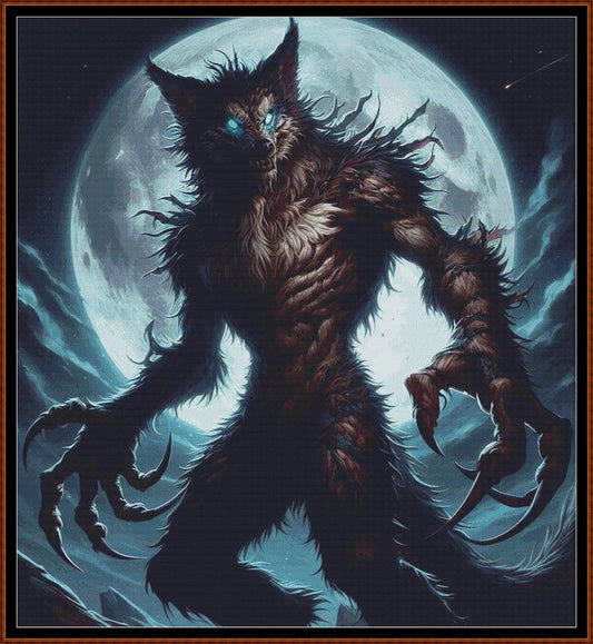 Expertly created from art by Kimut, under Public Domain CC0 license, Lycanthrope patterns.