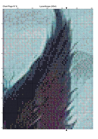 Expertly created from art by Kimut, under Public Domain CC0 license, Lycanthrope patterns.
