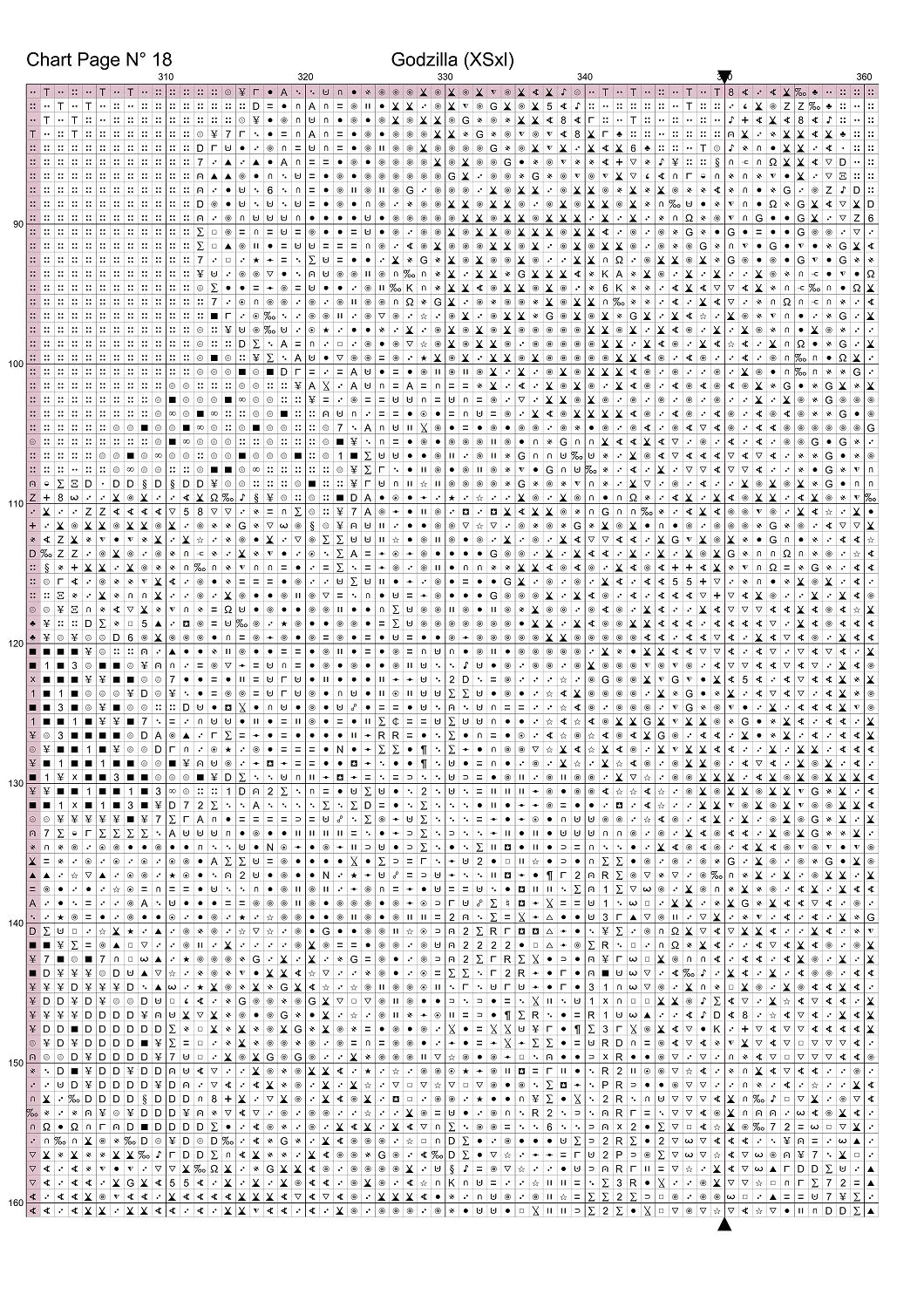 Expertly created by Sam, Godzilla patterns. Godzilla is a fantasy monster pattern that comes as a full coverage pattern with no back-stitching.