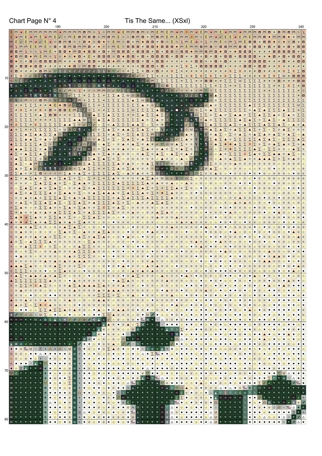 Expertly created by Sam, Tis The Same... patterns. Tis The Same... is a fantastic pattern that comes as a full coverage pattern with no back-stitching. Additionally, Tis The Same... is available in 3 different design sizes - cross stitch small, regular & XL And each sale includes both B&W and colour charts