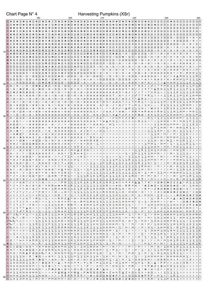 Expertly created from art by CrimsonMystique, under Public Domain CC0 license, Harvesting Pumpkins patterns. Harvesting Pumpkins is an art cat cross stitch pattern that comes as a full coverage pattern with no back-stitching. Additionally, Harvesting Pumpkins is available in 2 different design sizes - cross stitch regular & XL And each sale includes both B&W and colour charts