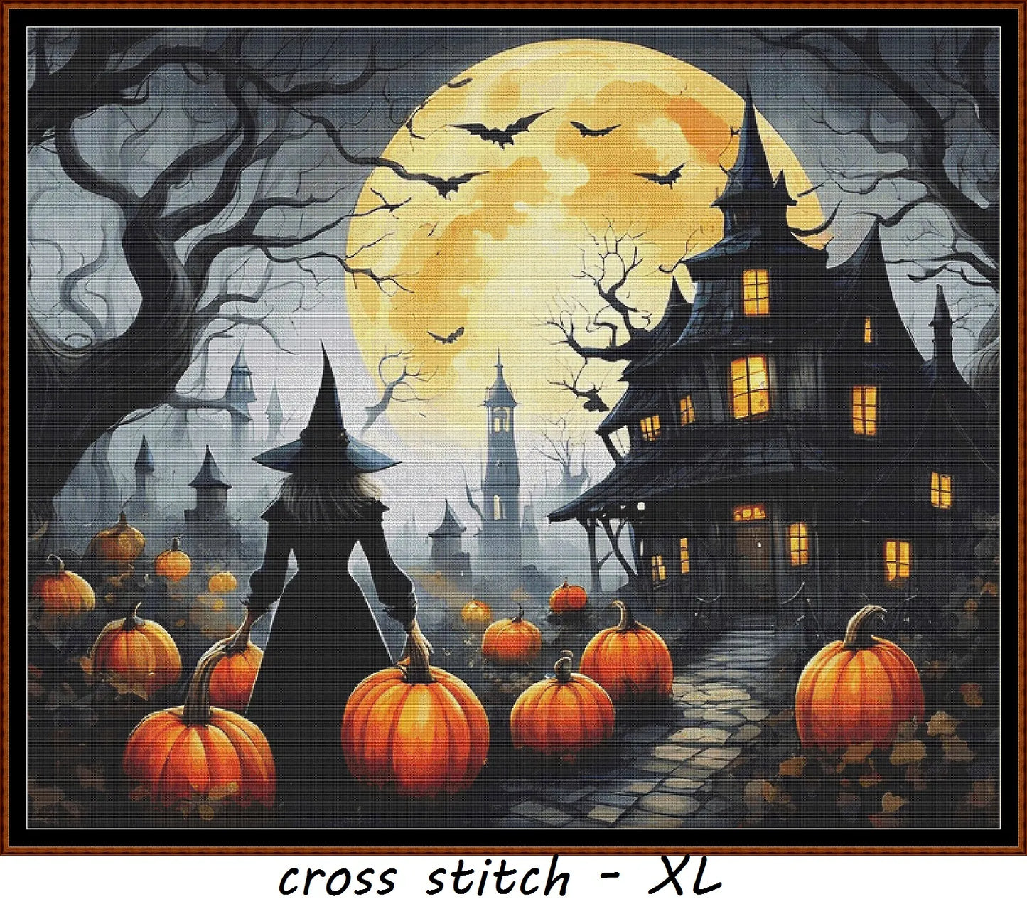 Expertly created from art by CrimsonMystique, under Public Domain CC0 license, Harvesting Pumpkins patterns. Harvesting Pumpkins is an art cat cross stitch pattern that comes as a full coverage pattern with no back-stitching. Additionally, Harvesting Pumpkins is available in 2 different design sizes - cross stitch regular & XL And each sale includes both B&W and colour charts