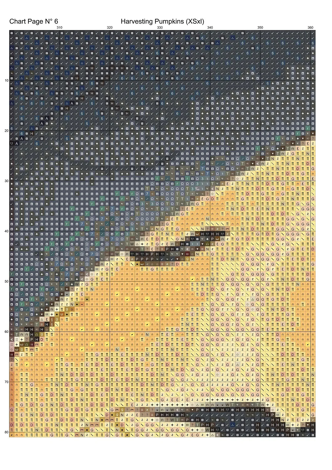 Expertly created from art by CrimsonMystique, under Public Domain CC0 license, Harvesting Pumpkins patterns. Harvesting Pumpkins is an art cat cross stitch pattern that comes as a full coverage pattern with no back-stitching. Additionally, Harvesting Pumpkins is available in 2 different design sizes - cross stitch regular & XL And each sale includes both B&W and colour charts