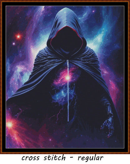Expertly created from art by Marcia Figg, under Public Domain CC0 license, Heart Of The Galaxy patterns. Heart Of The Galaxy is a dark fantasy cross stitch pattern that comes as a full coverage pattern with no back-stitching. Additionally, Heart Of The Galaxy is available in 2 different design sizes - cross stitch regular & XL And each sale includes both B&W and colour charts