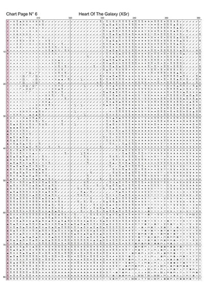 Expertly created from art by Marcia Figg, under Public Domain CC0 license, Heart Of The Galaxy patterns. Heart Of The Galaxy is a dark fantasy cross stitch pattern that comes as a full coverage pattern with no back-stitching. Additionally, Heart Of The Galaxy is available in 2 different design sizes - cross stitch regular & XL And each sale includes both B&W and colour charts