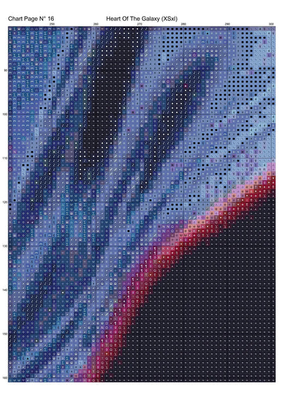 Expertly created from art by Marcia Figg, under Public Domain CC0 license, Heart Of The Galaxy patterns. Heart Of The Galaxy is a dark fantasy cross stitch pattern that comes as a full coverage pattern with no back-stitching. Additionally, Heart Of The Galaxy is available in 2 different design sizes - cross stitch regular & XL And each sale includes both B&W and colour charts