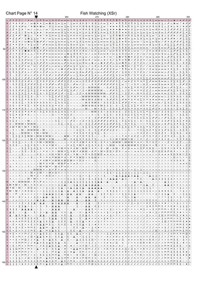 Expertly created from art by David Clode, under Public Domain CC0 license, Fish Watching patterns. Fish Watching is an art cat cross stitch pattern that comes as a full coverage pattern with no back-stitching. Additionally, Fish Hunting is available in 2 different design sizes - cross stitch regular & XL And each sale includes both B&W and colour charts