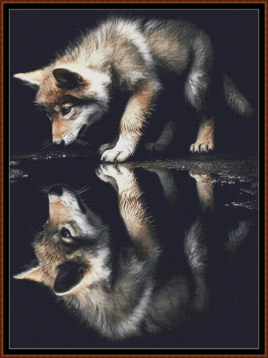 Expertly created from art by Chris0223, under Public Domain CC0 license, Wolf Seeing the Future patterns. Wolf Seeing the Future is a stunning canine cross stitch pattern that comes as a full coverage pattern with no back-stitching. Additionally, Wolf Seeing the Future is available in 2 different design sizes - cross stitch regular & XL And each sale includes both B&W and colour charts