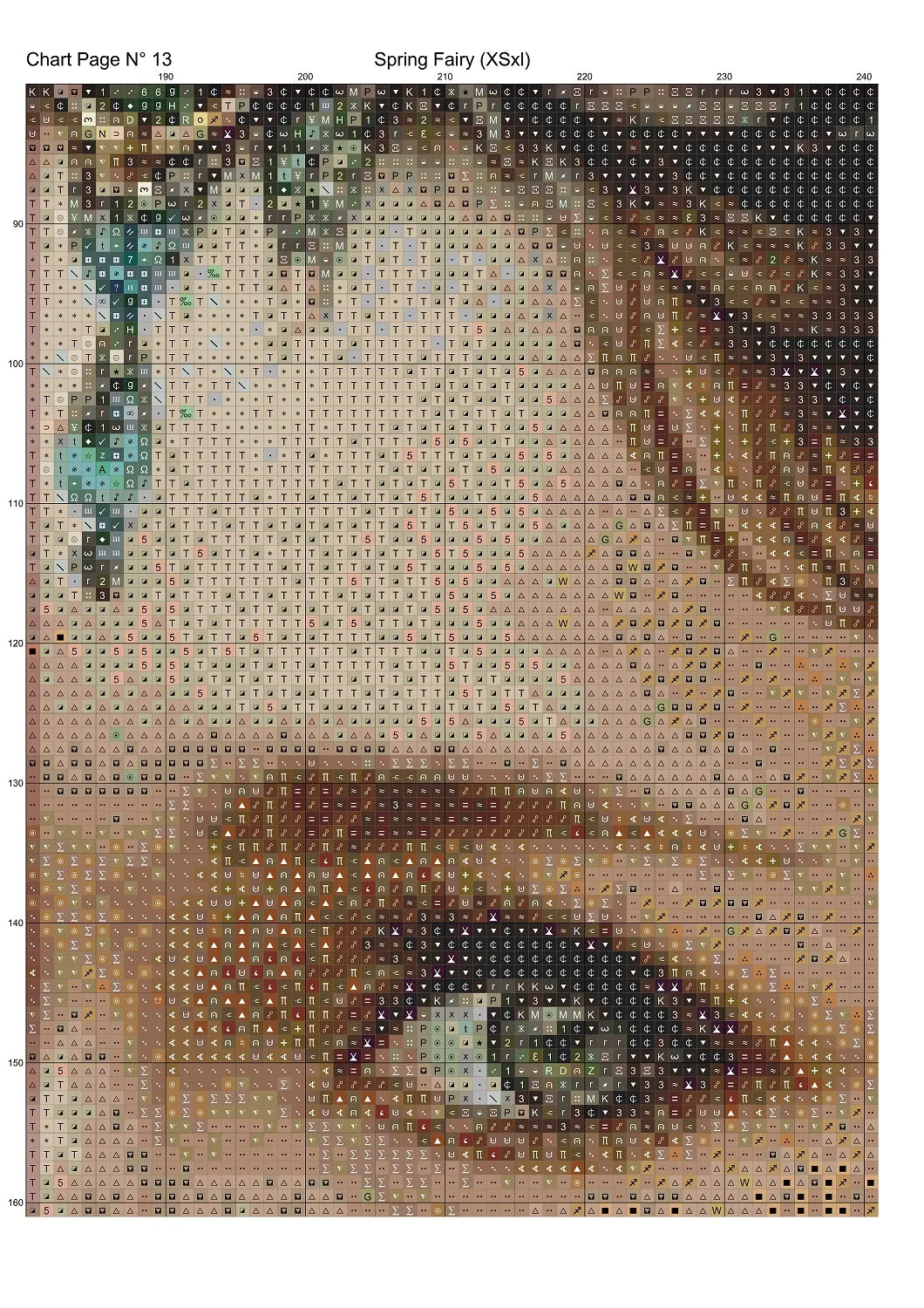 Expertly created from art by Eleanor Smith, under Public Domain CC0 license, Spring Fairy patterns. Spring Fairy is a beautiful cross stitch pattern that comes as a full coverage pattern with no back-stitching. Additionally, Spring Fairy is available in 2 different design sizes - cross stitch regular & XL And each sale includes both B&W and colour charts