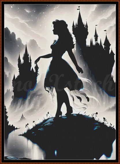 On The Rock cross stitch pattern A unique and exclusive design to modXstitch, conceived and expertly created with the help of AI, by Sam. On The Rock is a fantasy style cross stitch pattern that comes as a full coverage pattern with absolutely no back-stitching or pesky half-stitches. Also, On The Rock is available in 2 different design sizes - cross stitch regular & XL And each sale includes both B&W and colour charts