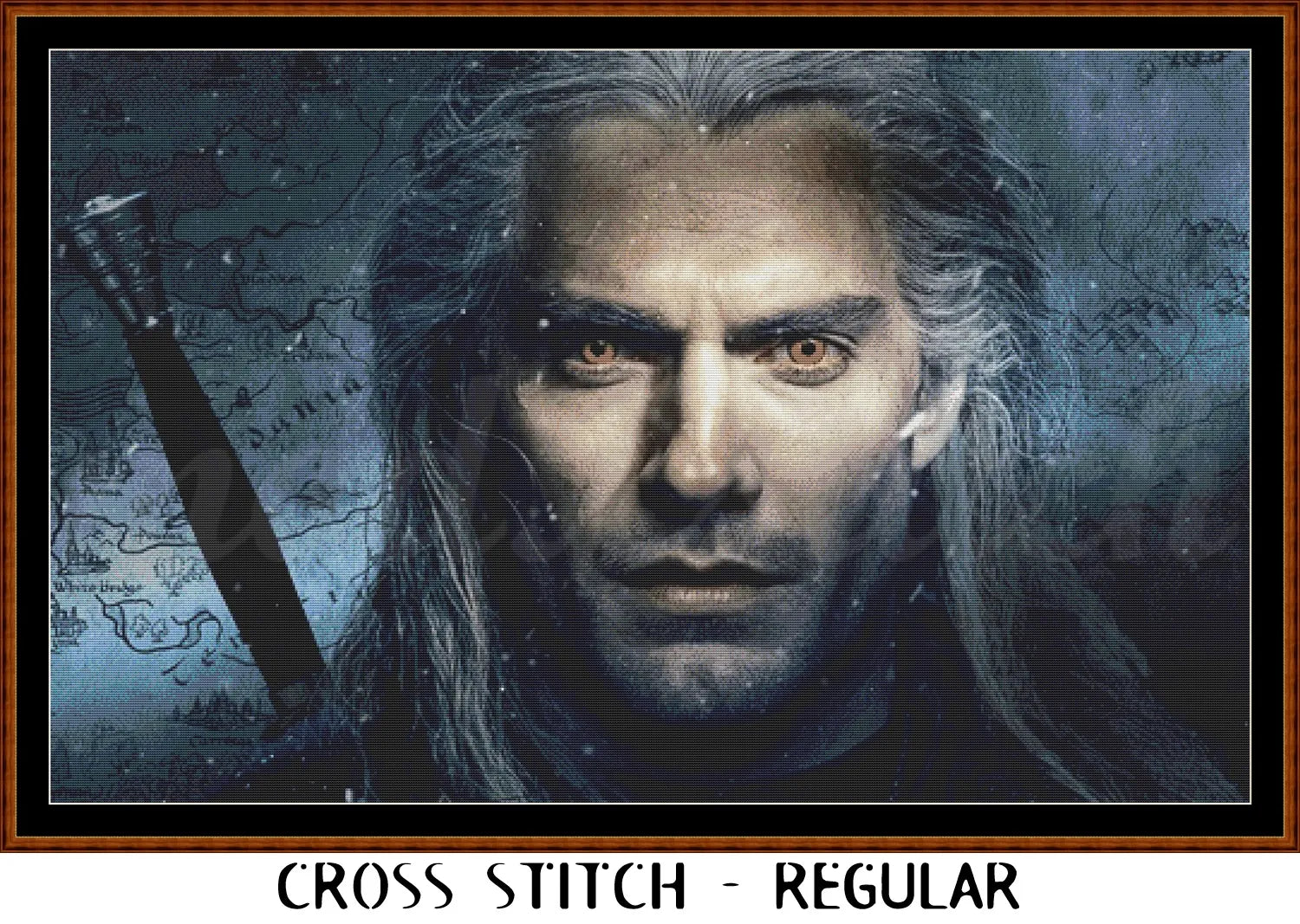The Witcher cross stitch pattern A unique design to modXstitch, expertly created by Sam.