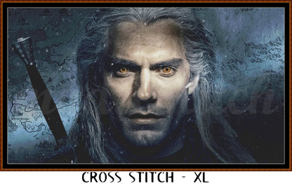 The Witcher cross stitch pattern A unique design to modXstitch, expertly created by Sam.