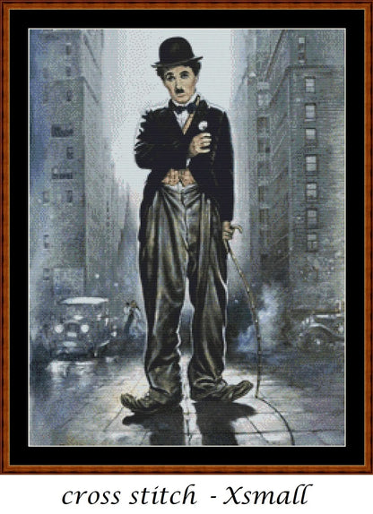 Charlie Chaplin patterns are expertly created by Sam