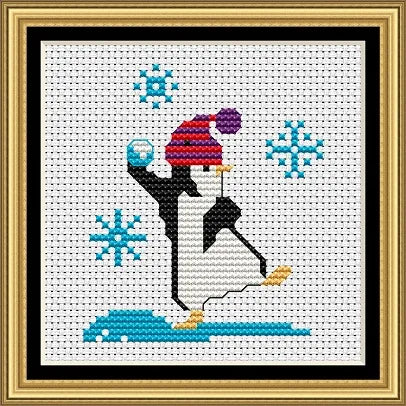 Penguins At Play 1  