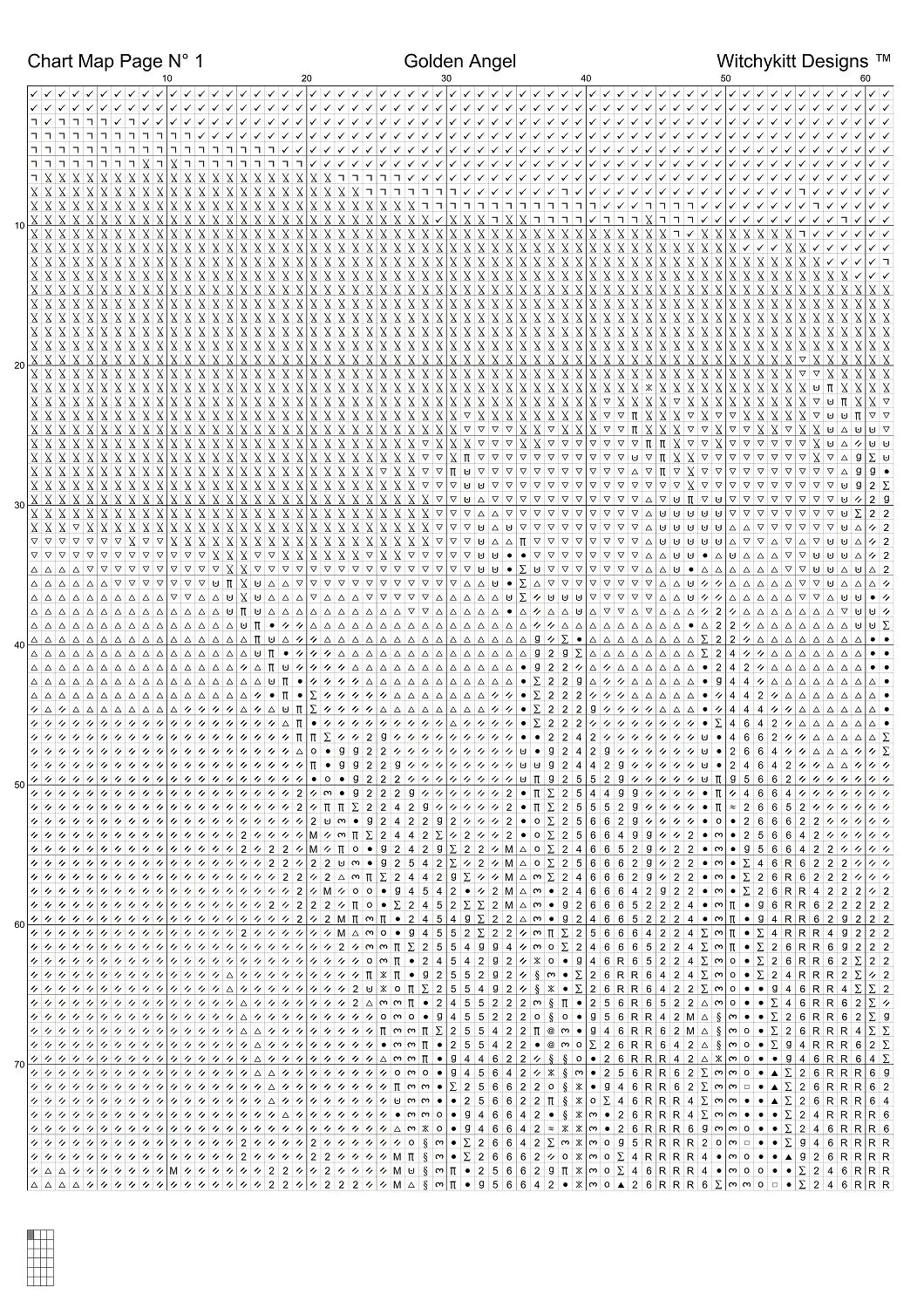 Golden Angel patterns are expertly created from art by 1632224 under Public Domain CC0 license Golden Angel is a fantasy angel pattern that comes as a full coverage pattern with no back-stitching. Additionally, Golden Angel is available in 2 different design sizes - cross stitch small & regular Each sale includes both B&W and colour charts