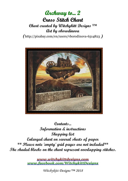 Archway to... 2 pattern s expertly created from art by vborodinova under Public Domain CC0 license