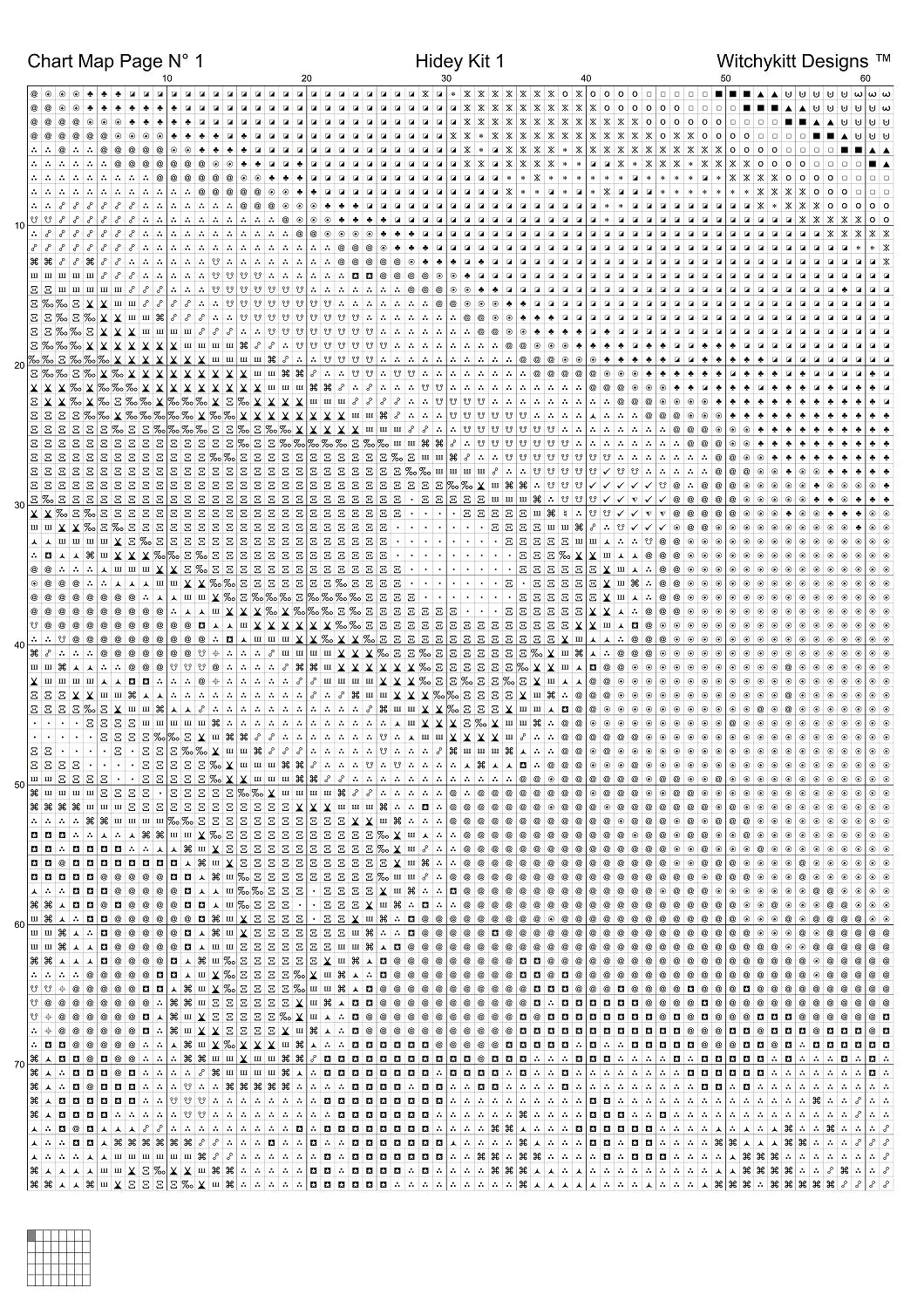 Hidey Kits 3   Charts Pack