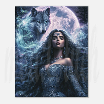 Spirit Guide - Wolf  - Canvas  Wall Art