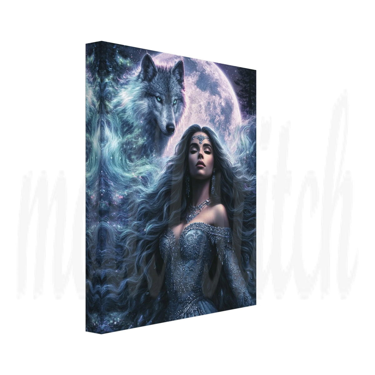Spirit Guide - Wolf  - Canvas  Wall Art
