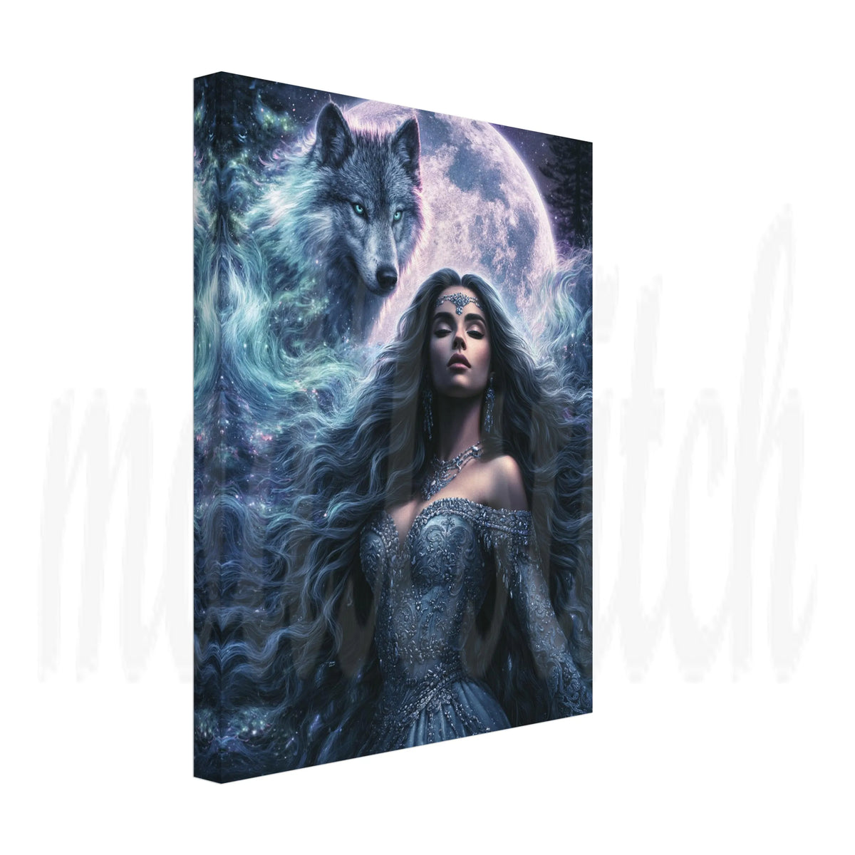 Spirit Guide - Wolf  - Canvas  Wall Art