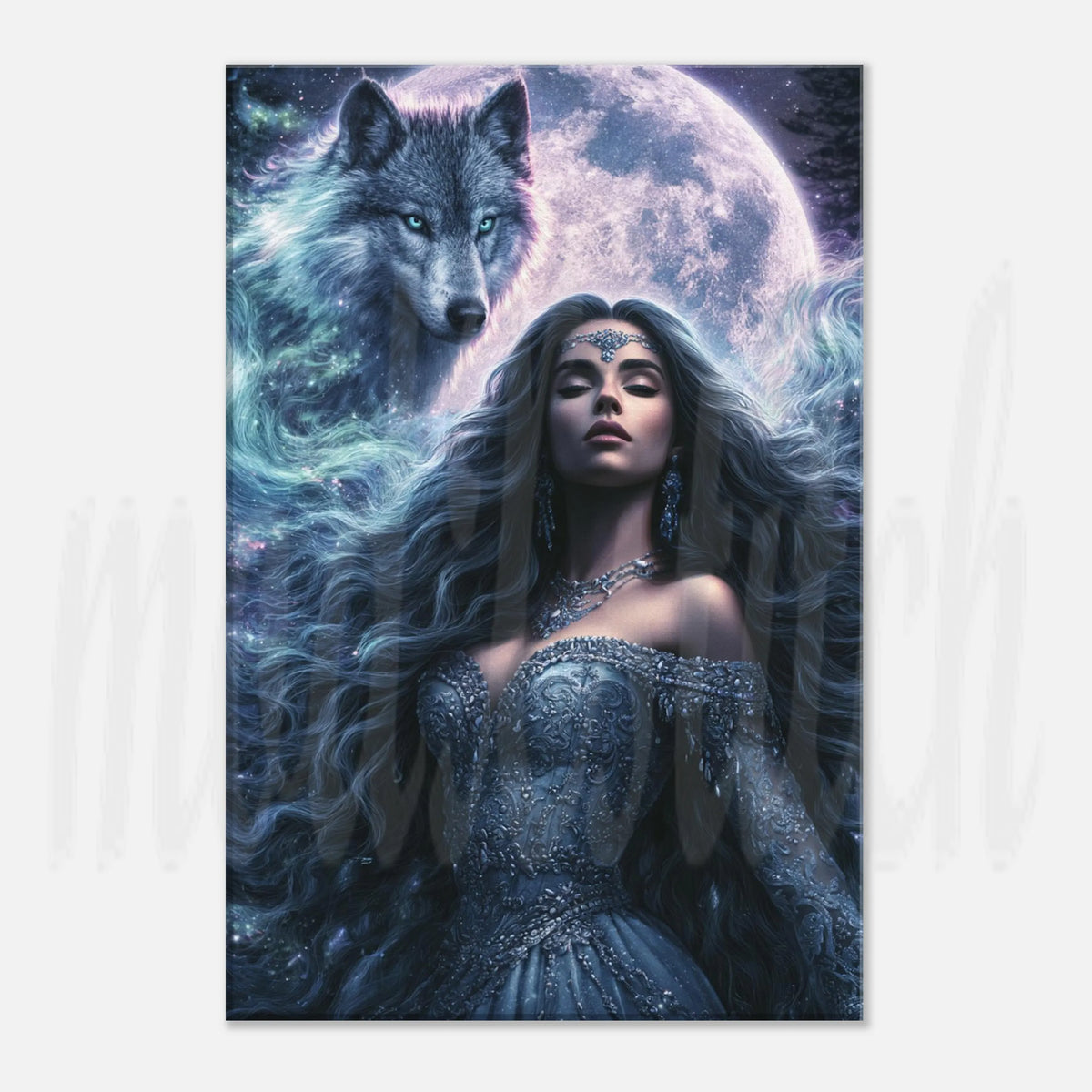 Spirit Guide - Wolf  - Canvas  Wall Art