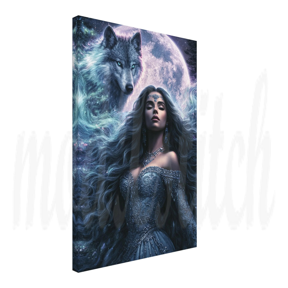 Spirit Guide - Wolf  - Canvas  Wall Art