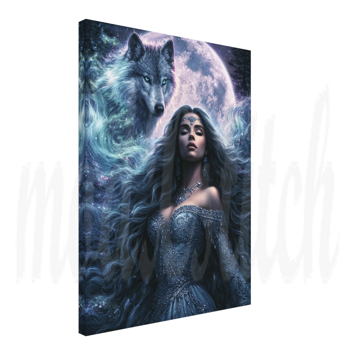 Spirit Guide - Wolf  - Canvas  Wall Art