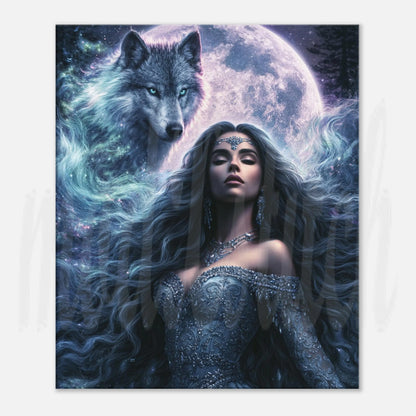 Spirit Guide - Wolf  - Canvas  Wall Art