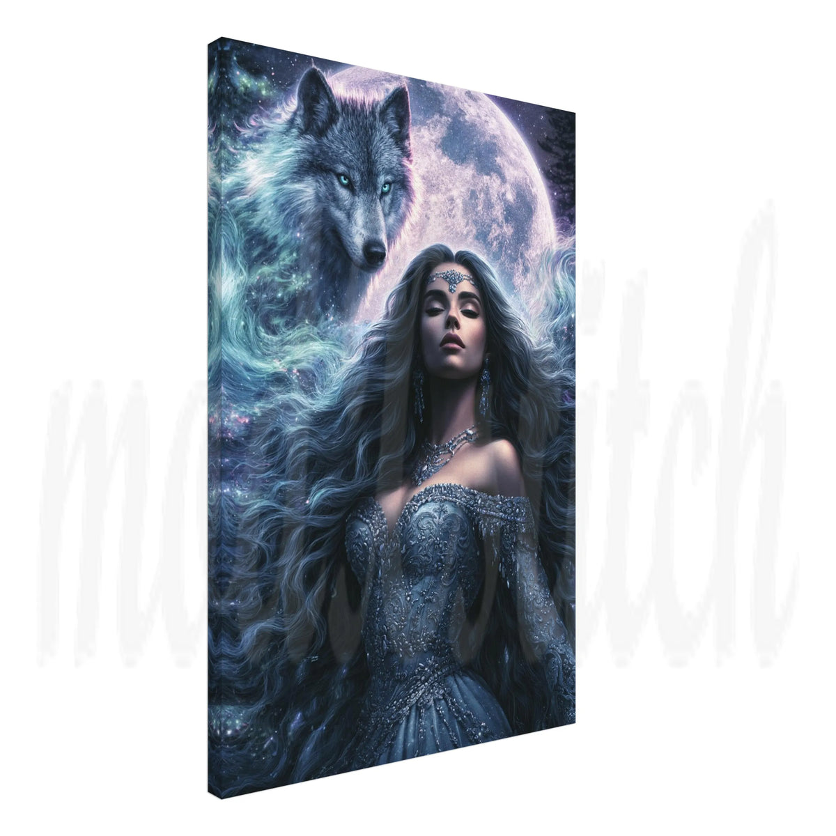 Spirit Guide - Wolf  - Canvas  Wall Art