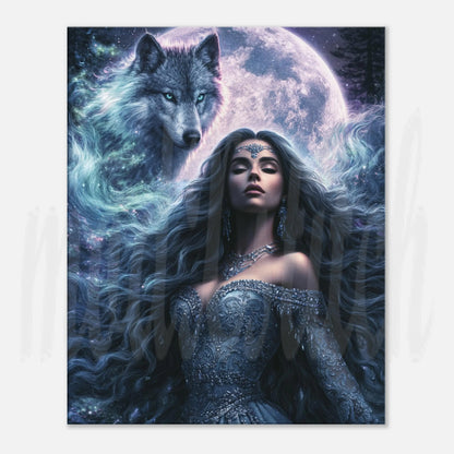 Spirit Guide - Wolf  - Canvas  Wall Art