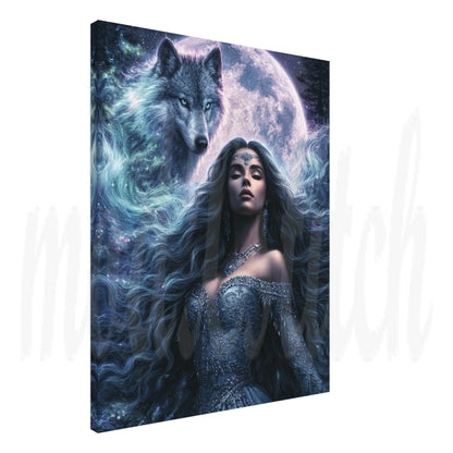 Spirit Guide - Wolf  - Canvas  Wall Art