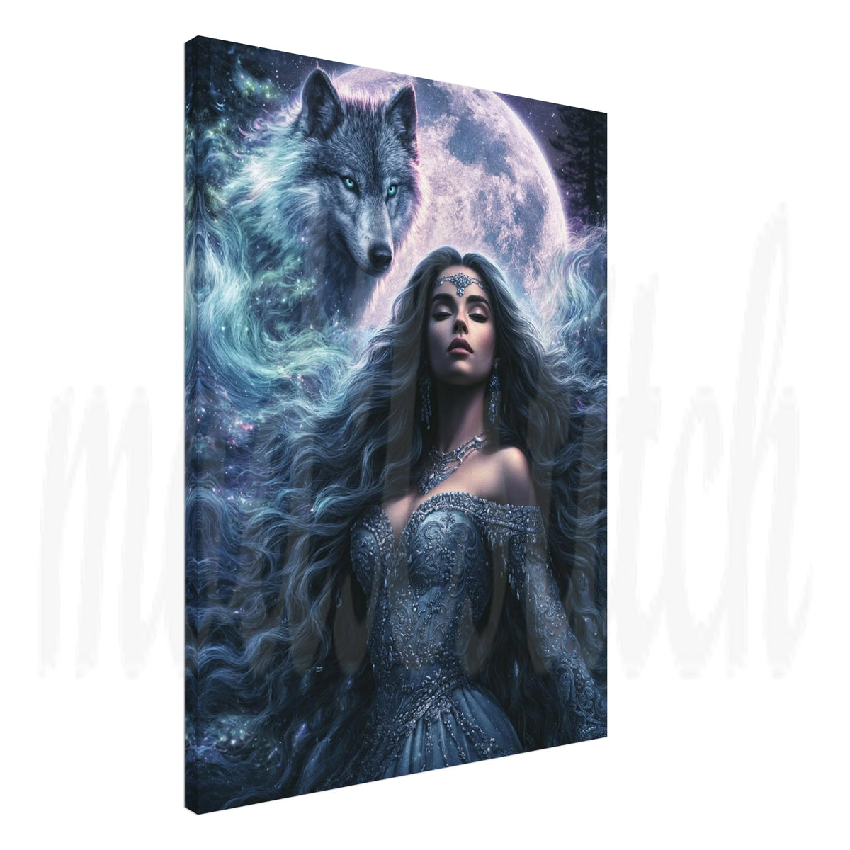 Spirit Guide - Wolf  - Canvas  Wall Art