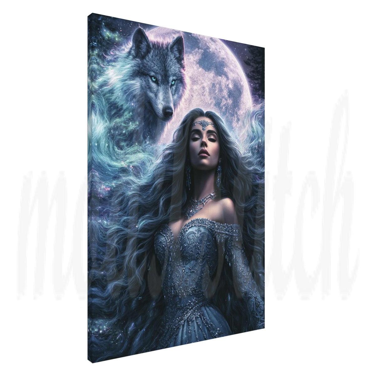 Spirit Guide - Wolf  - Canvas  Wall Art
